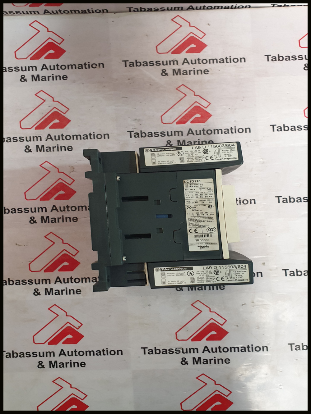 SCHNEIDER ELECTRIC TELEMECANIQUE LA9 D 115603 604 TERMINAL BLOCK