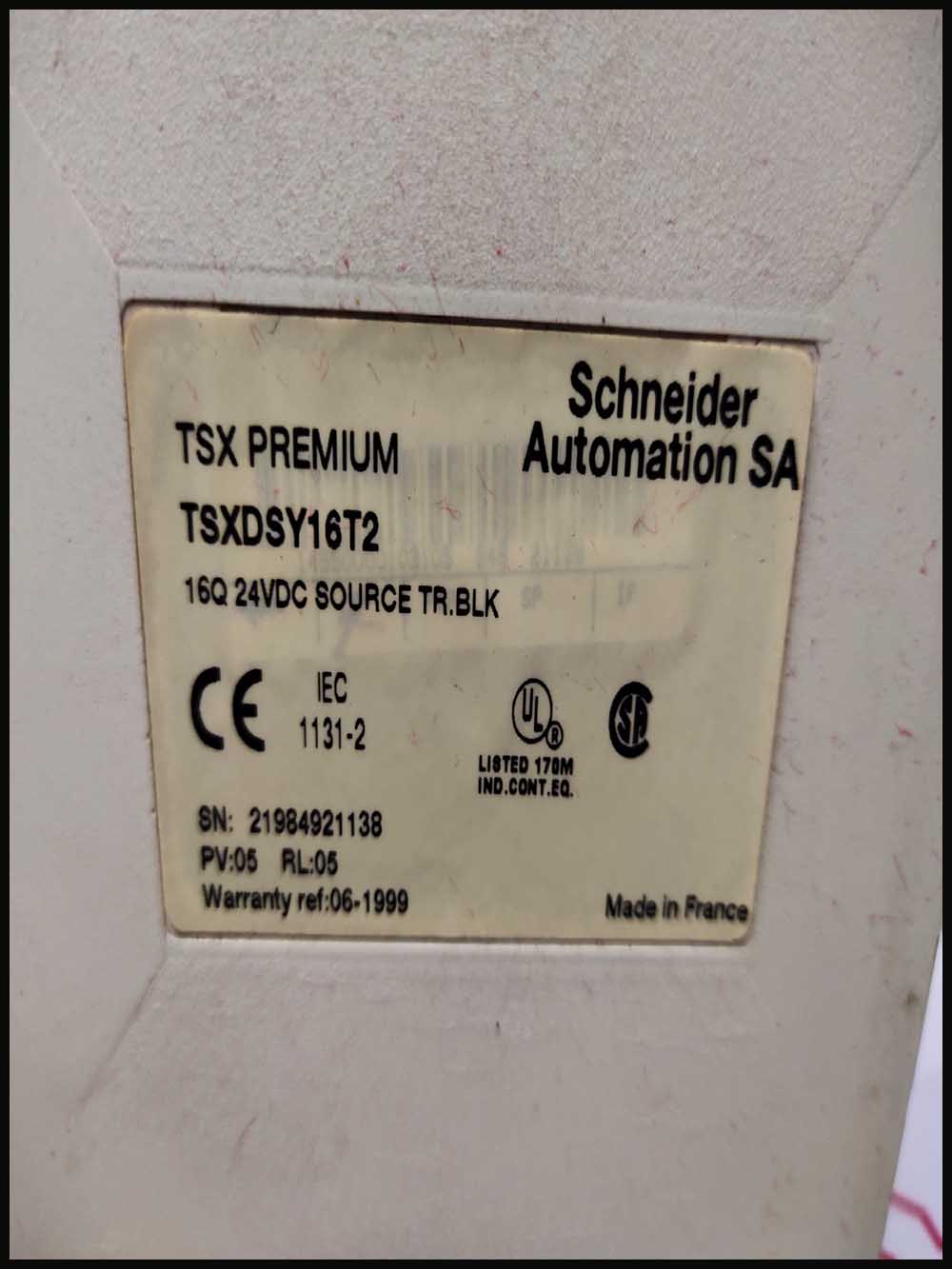 SCHNEIDER TSXDSY16T2 PREMIUM OUTPUT SOURCE MODULE