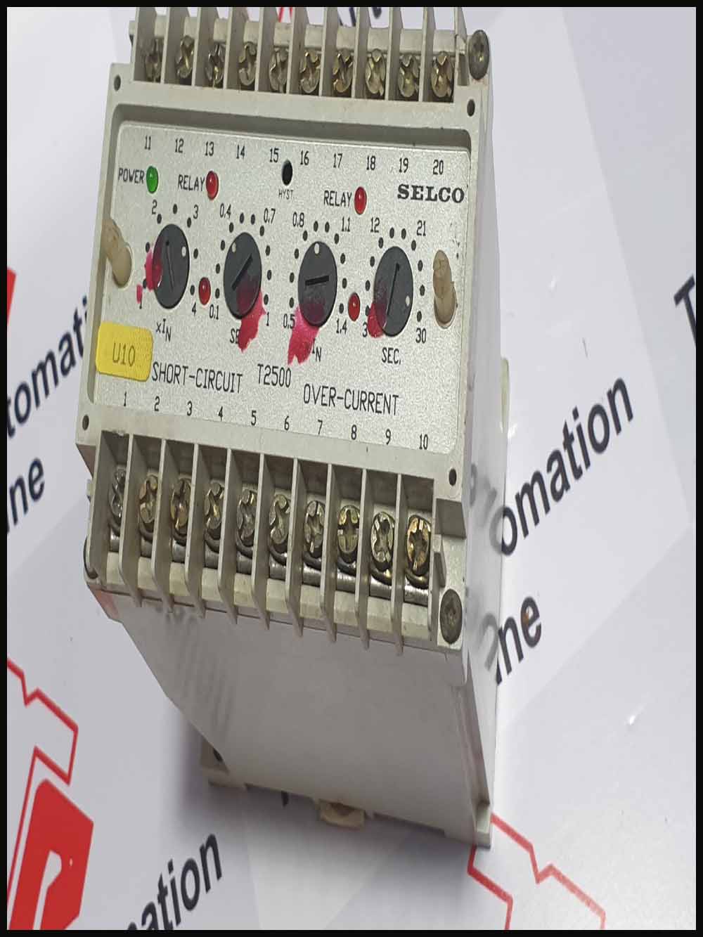 Selco t2500 3-phase short-circuit+over-current relay t2500-05