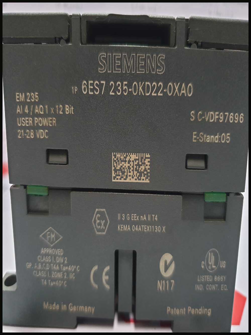 SIEMENS 1P 6ES7 235-0KD22-0XA0 ANALOG IO MODULE EM 235