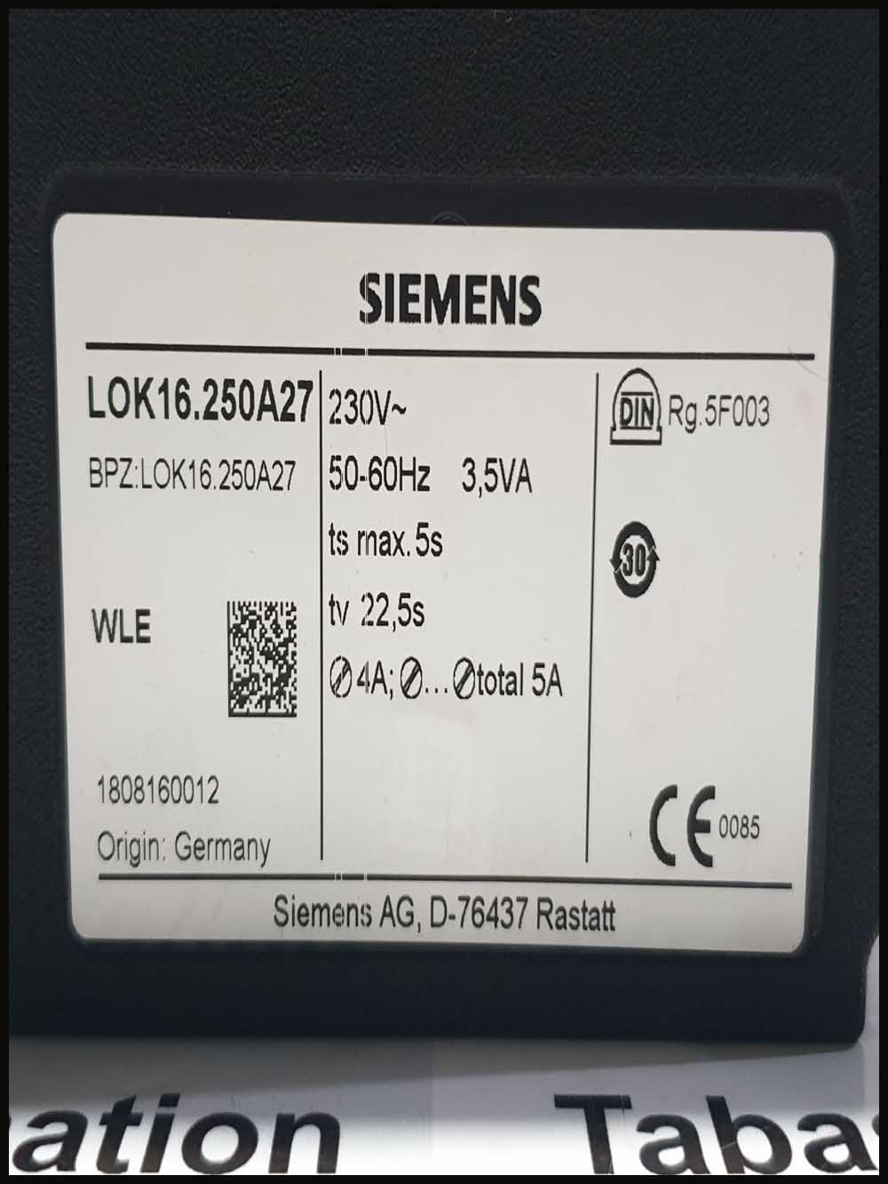 SIEMENS LOK 16.250A27