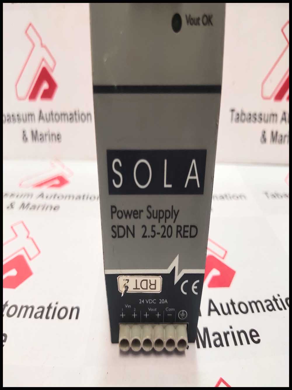 SOLA POWER SUPPLY SDN 2.5-20 RED