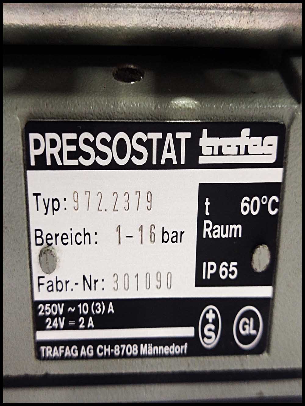 TRAFAG 972 2379 PRESSOSTAT