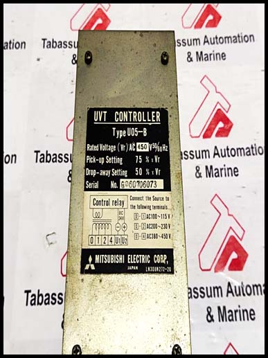 Mitsubishi u05-b uvt controller 450v 50 60hz