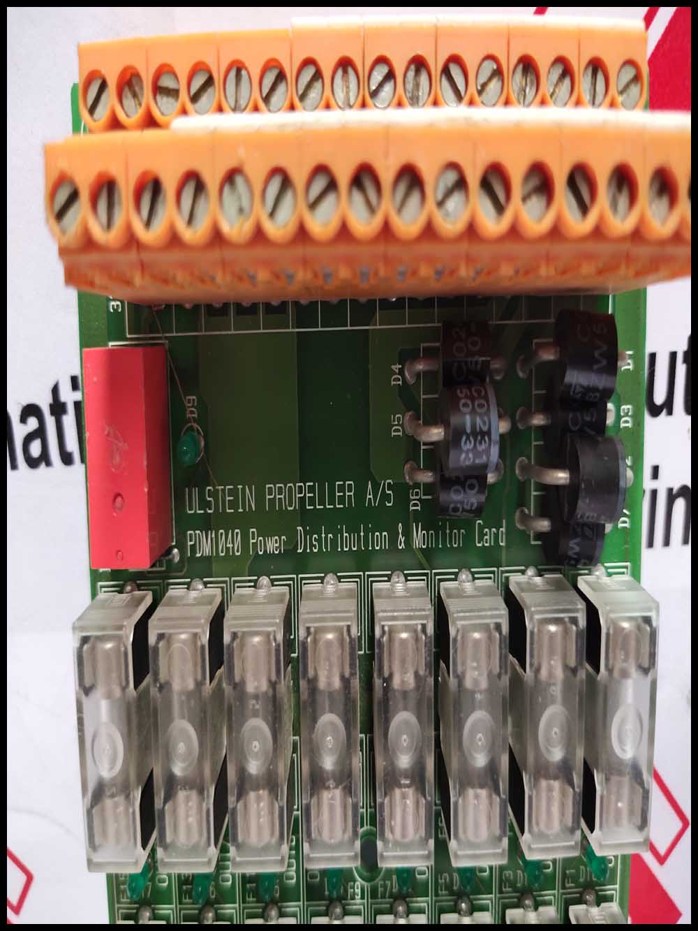 ULSTEIN MARINE ELECTRONICS PDM1040 POWER DISTRIBUTION & MONITOR CARD