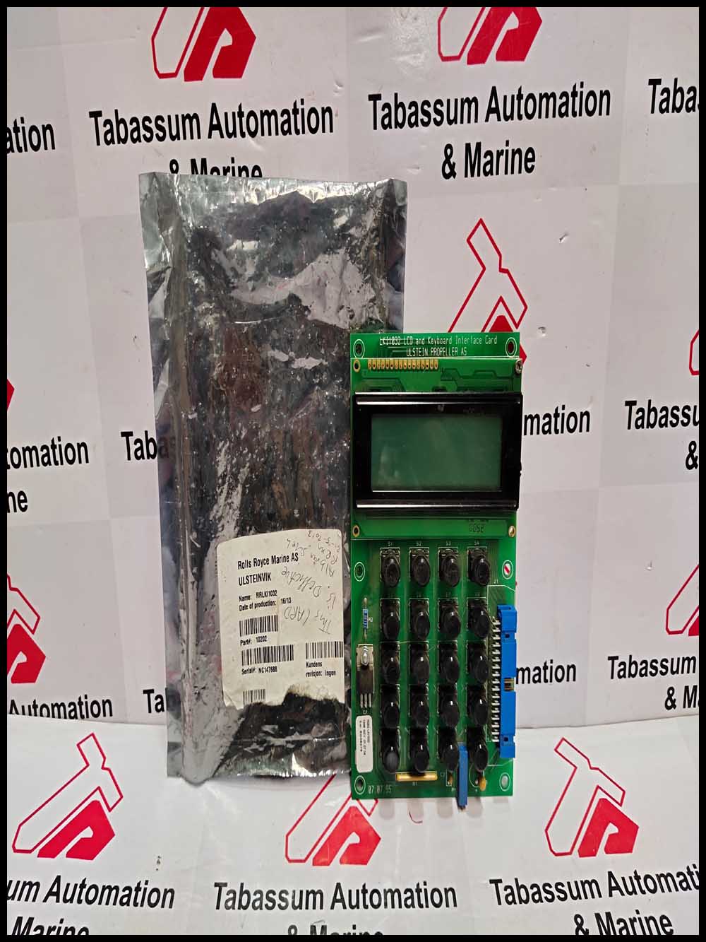 ULSTEIN PROPELLER LKI1032 LCD AND KEYBOARD INTERFACE CARD PWB20434B-CEM