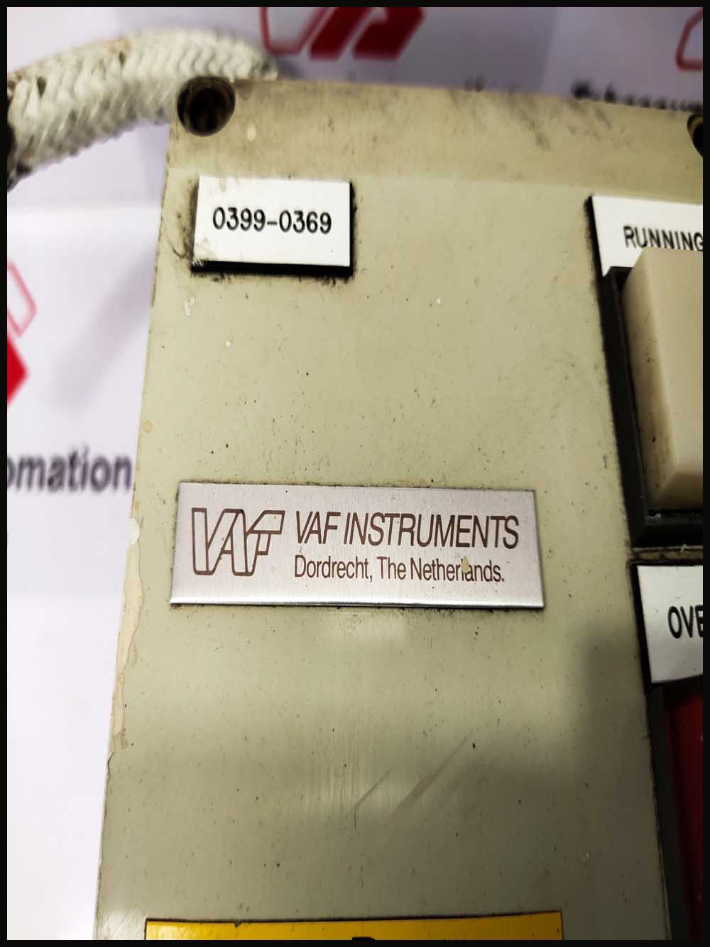 VAF INSTRUMENTS 0399-0369 STARTER BOX