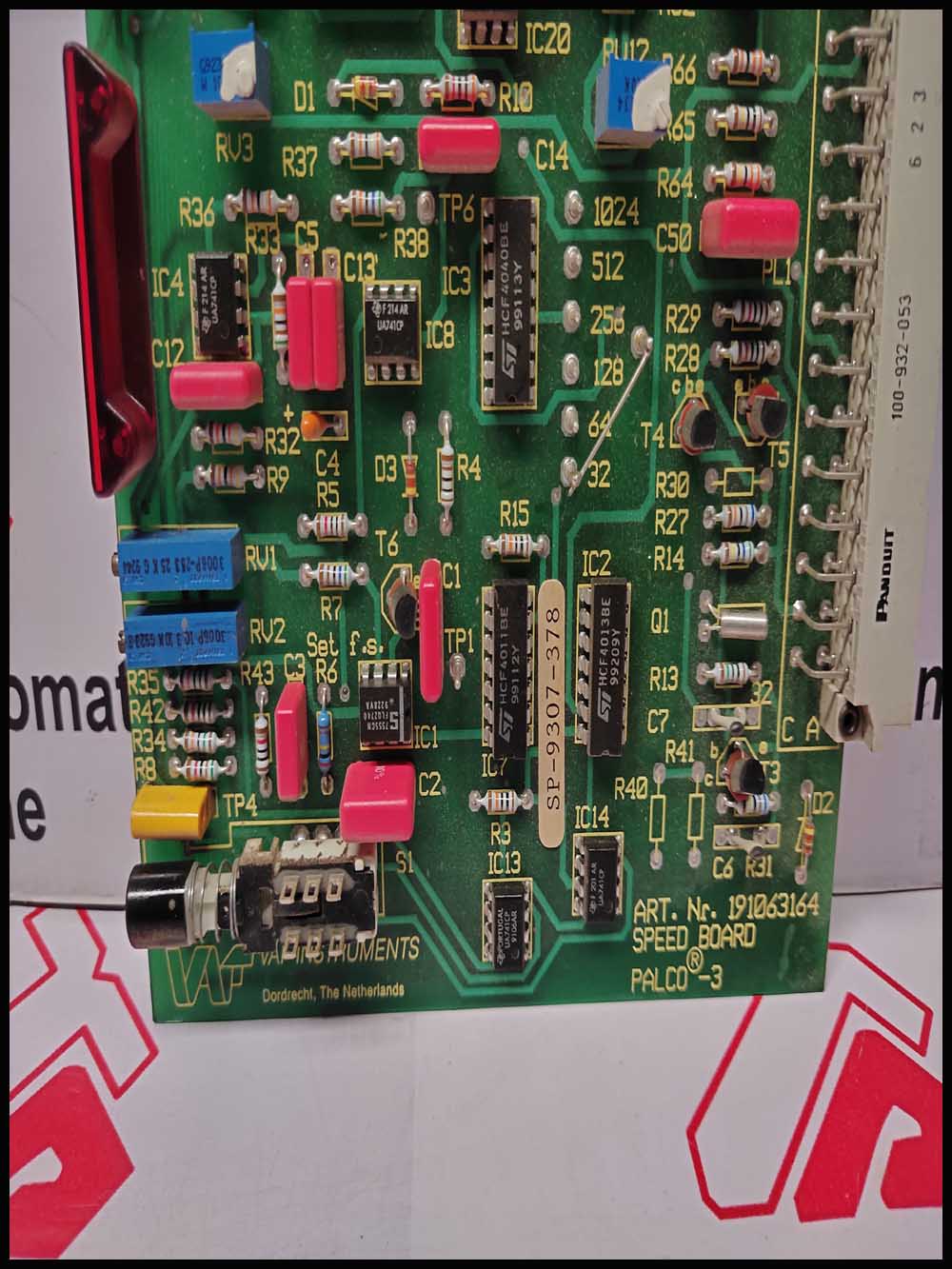 VAF INSTRUMENT 191063164 SPEED BOARD