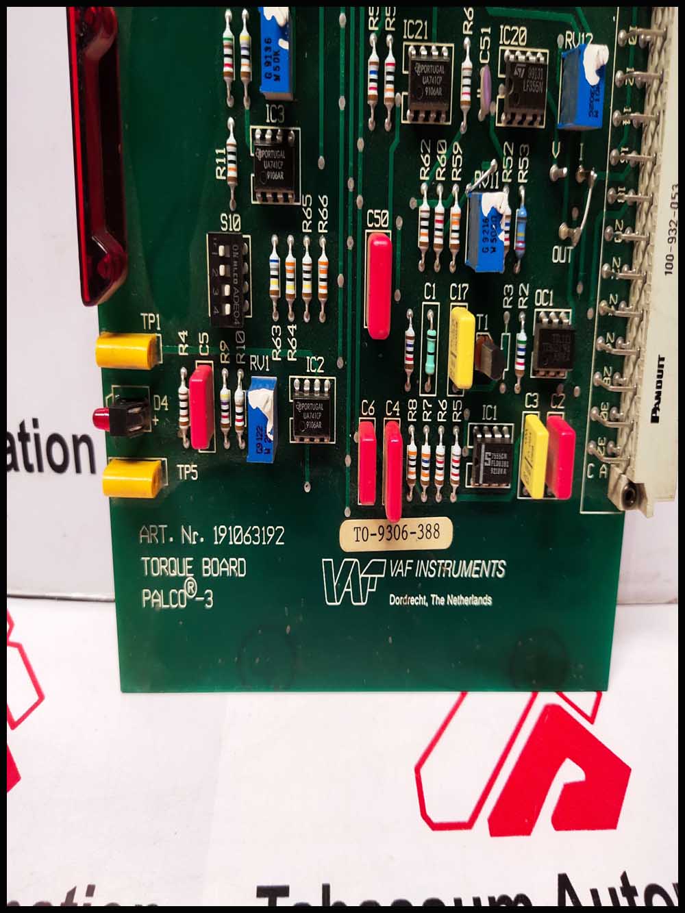 VAF INSTRUMENT 191063192  TORQUE  BOARD