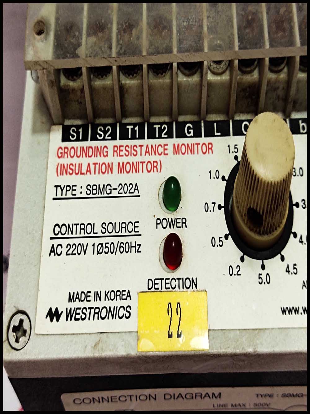 WESTRONICS SBMG-202A GROUND MONITOR