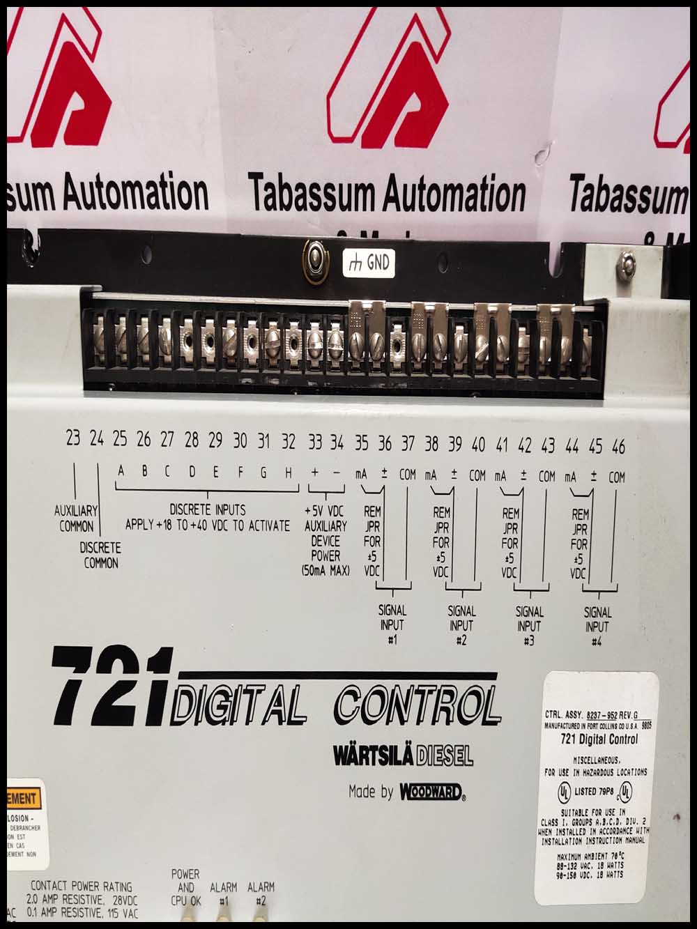 WOODWARD 721 DIGITAL CONTROLER 8237-952 G