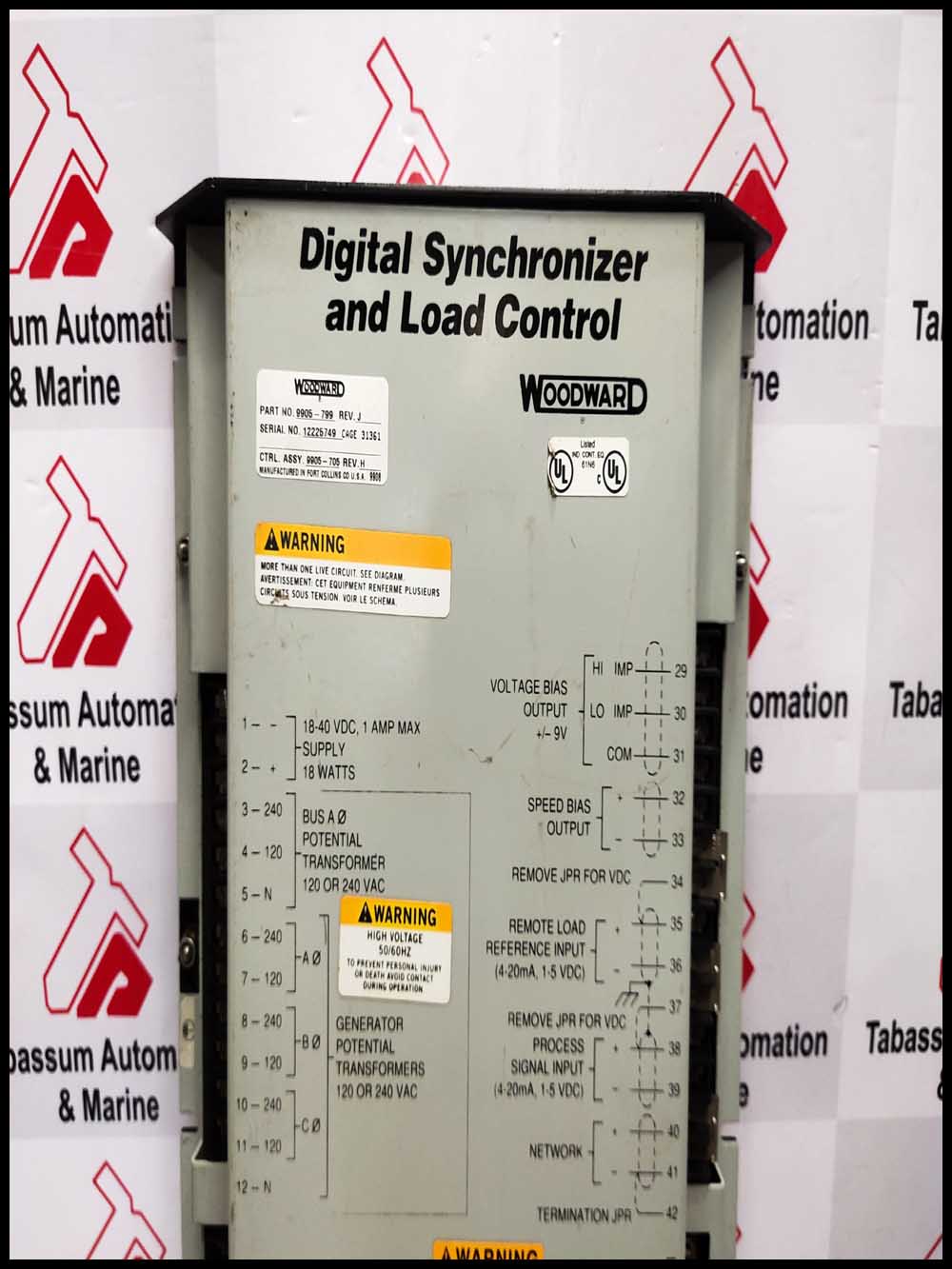 WOODWARD 9905-799 Rev  J Digital Synchronizer and Load Control