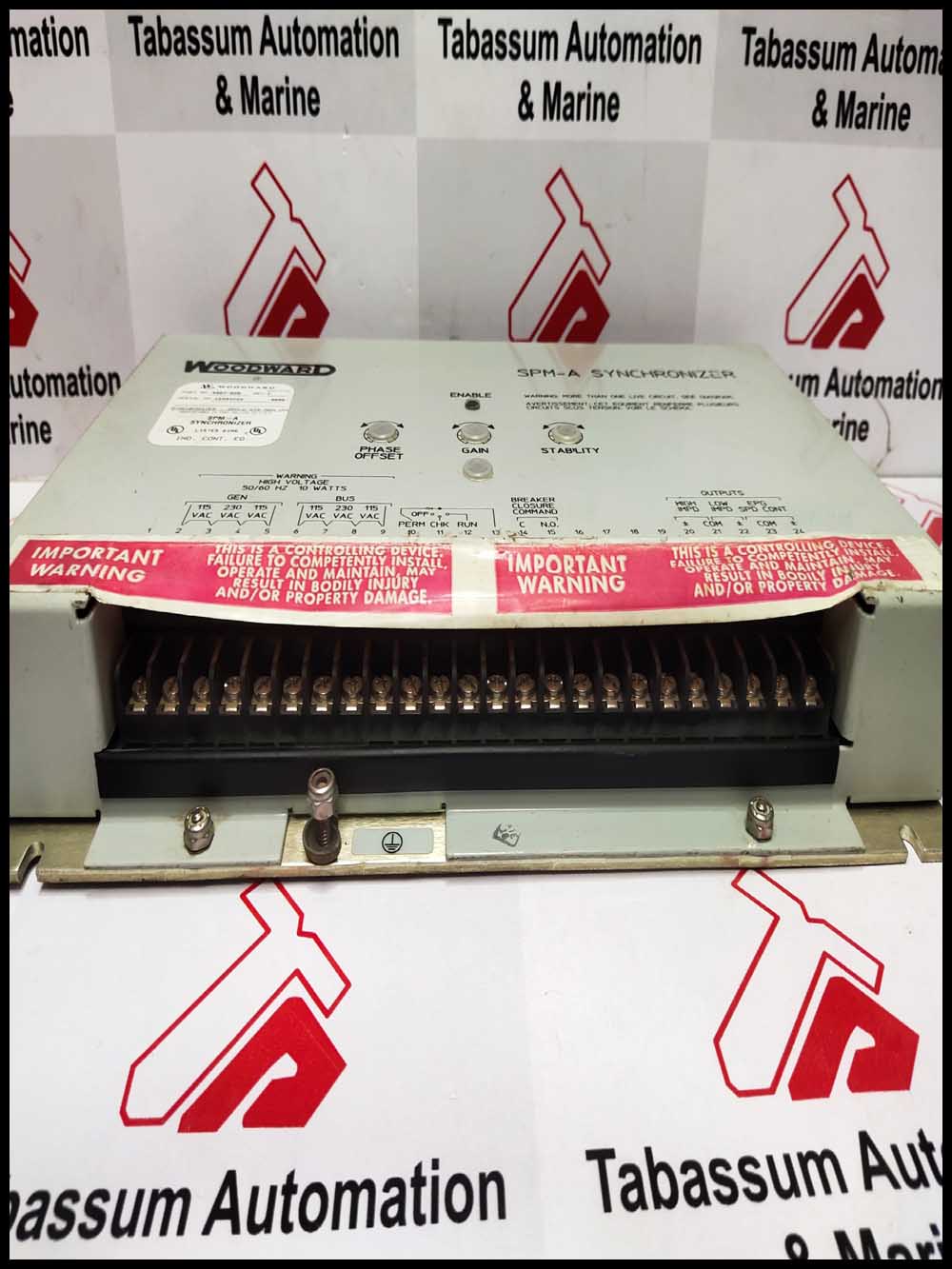 WOODWARD 9907-028 SPM-A SYNCHRONIZER REV F