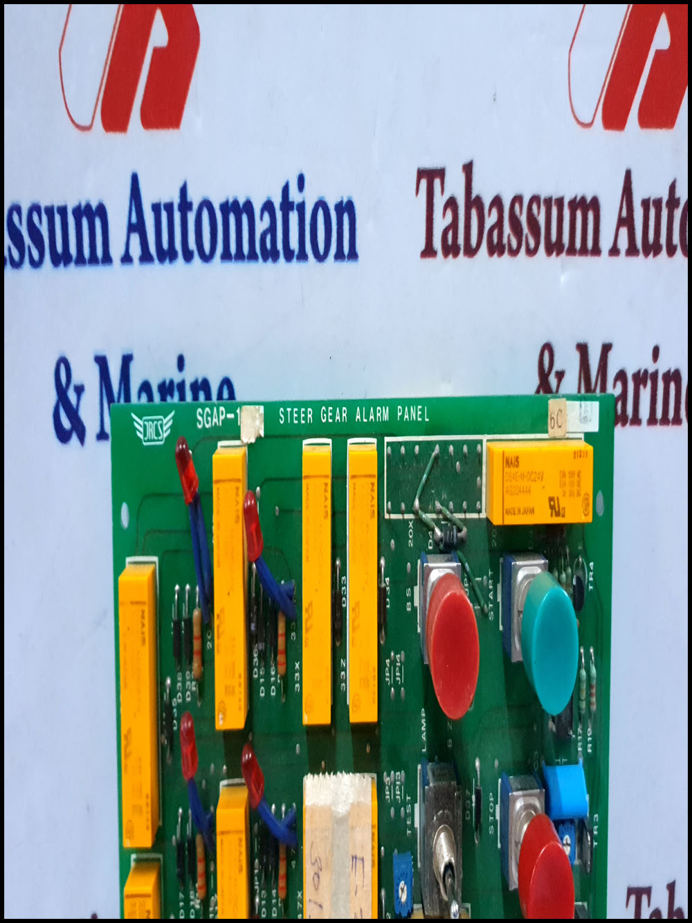 JRCS SGAP 16AL STEER GEAR ALARM PANEL PCB