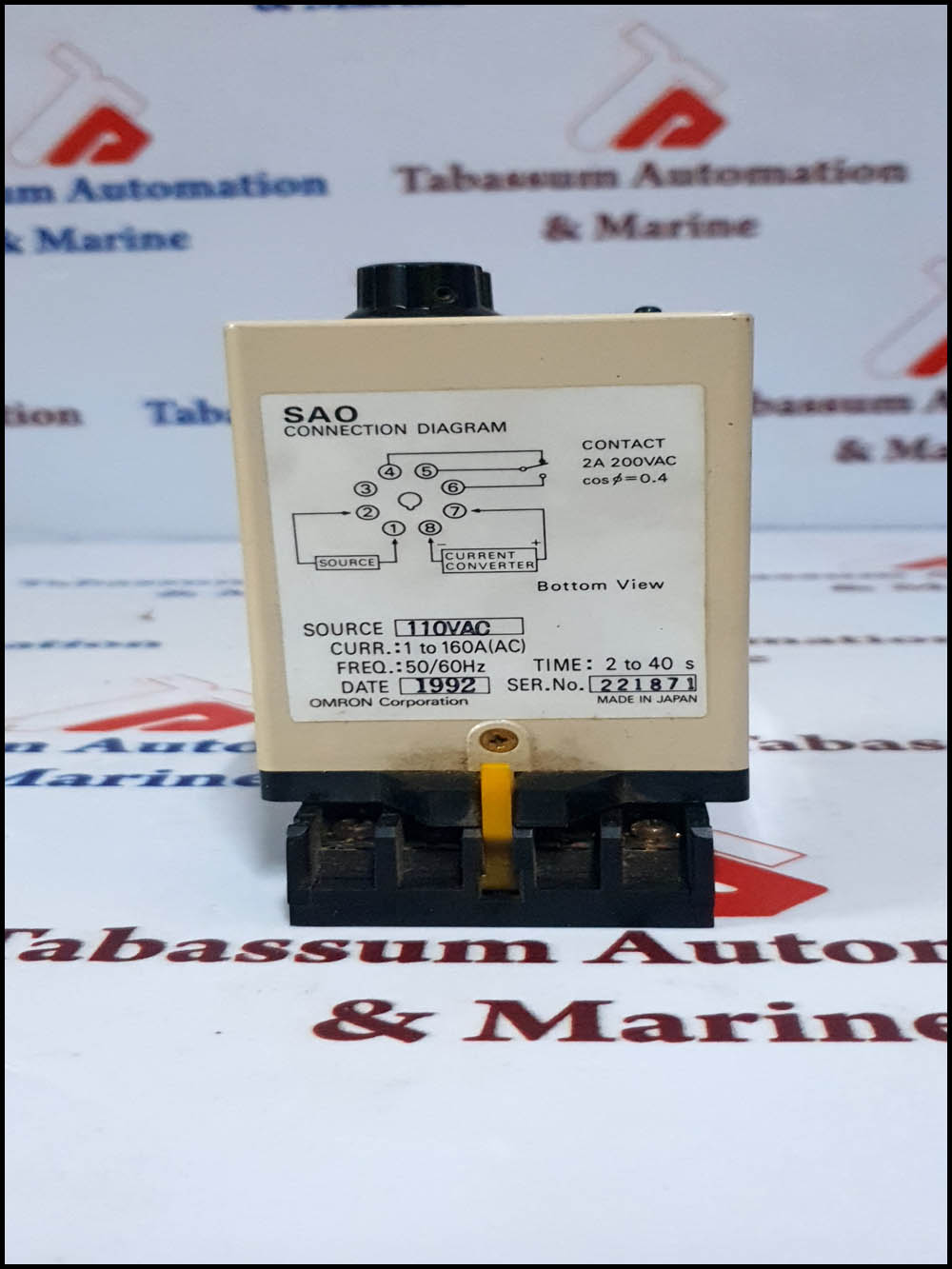 OMRON SAO Q CURRENT SENSOR