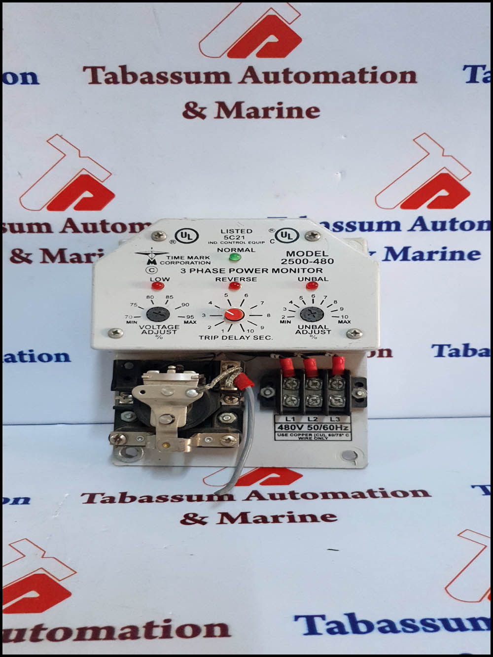 TIME MARK CORPORATION REVERSE PHASE RELAY