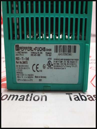 PEPPERL FUCHS IS RPI RSD TI EX8 TEMPERATURE INPUT MODULE 39072