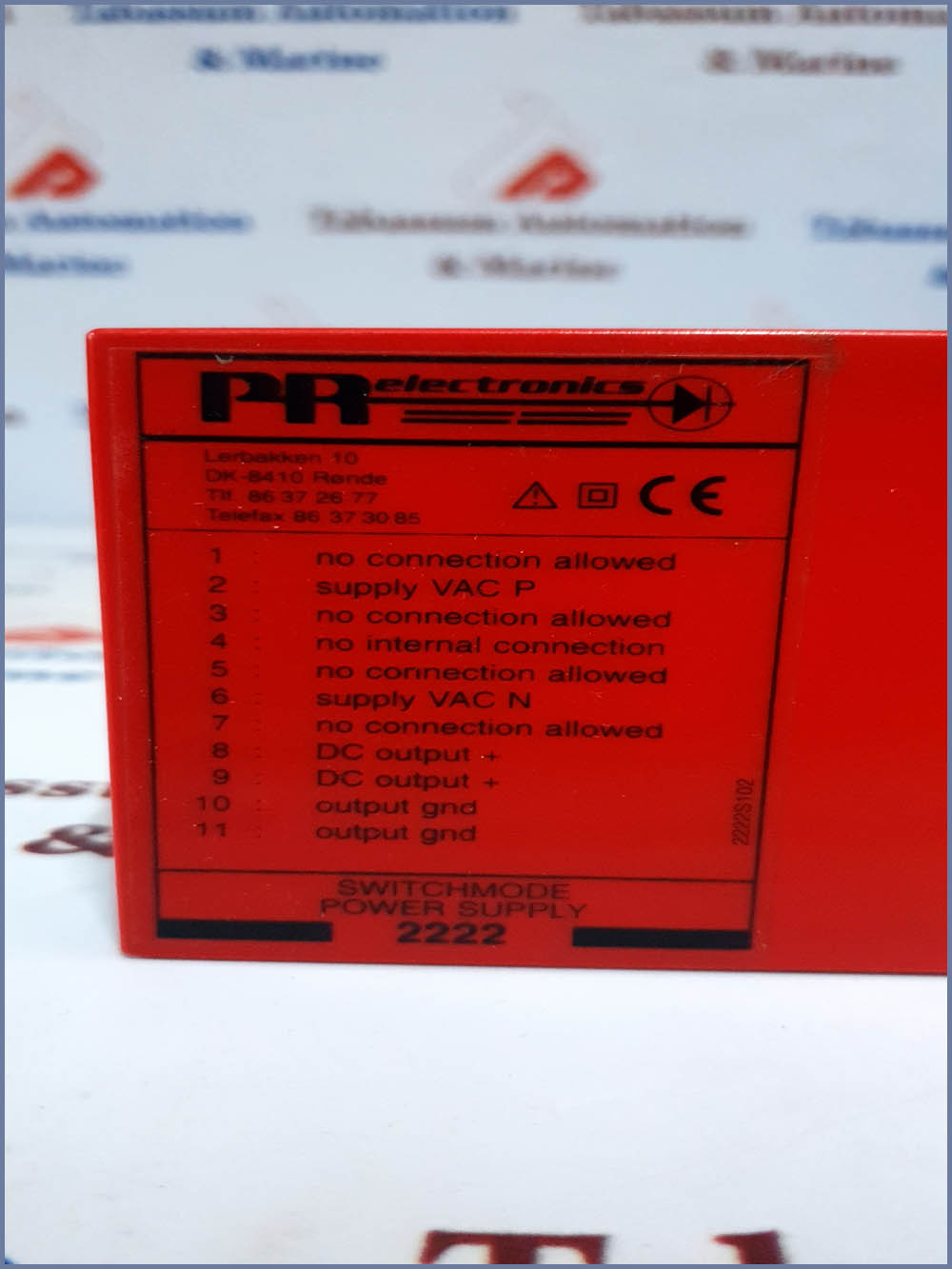 PR ELECTRONICS  SWITCHMODDE POWER SUPPLY