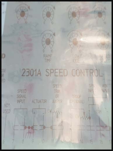 Woodward 2301a Speed Control 9907 014 j