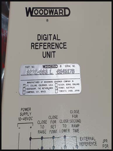 WOODWARD 8272-683 DIGITAL REFERENCE UNIT