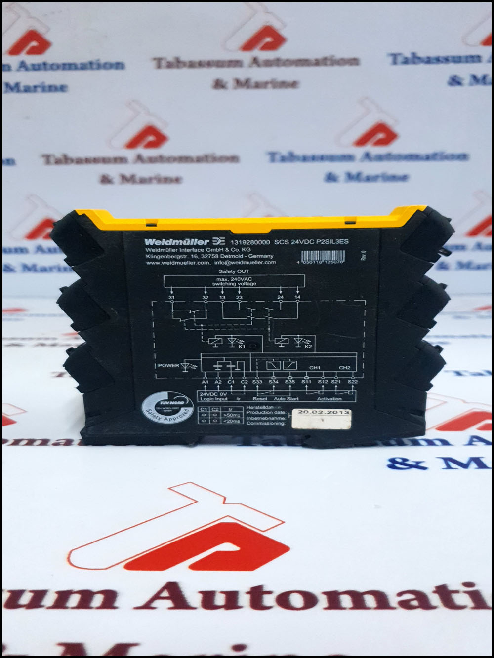 WEIDMULLER SAFESERIES 2CH SAFETY RELAY