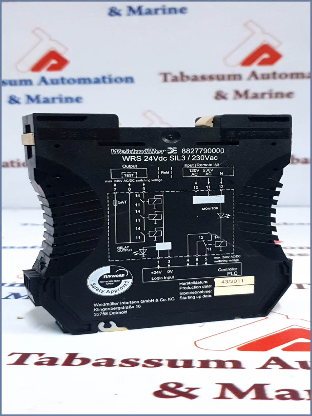 WEIDMULLER SAFETY RELAY