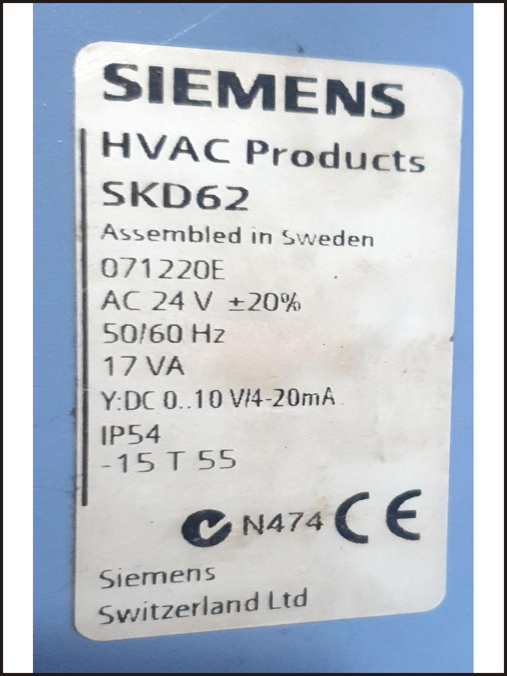 SIEMENS SKD62